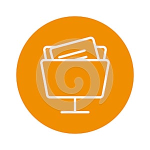 Network folder Isolated Vector icon which can easily modify or edit