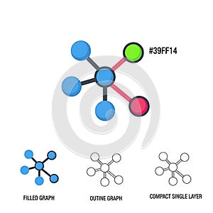 Abstract Network Connection Diagram