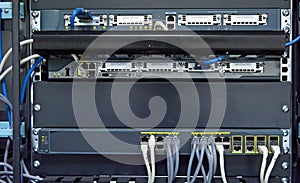 Network hub and patch cables