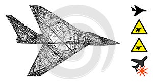 Network Intercepter Plane Vector Mesh