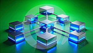 Decentralized Blockchain Network Concept