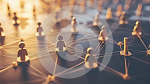 Network of interconnected people