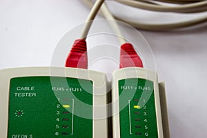 Network LAN cable testing