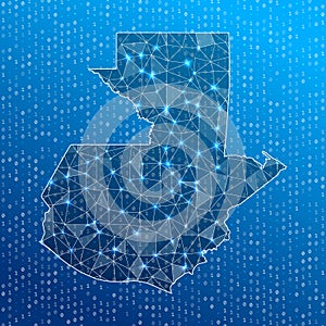 Network map of Guatemala.