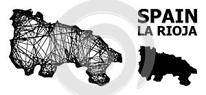 Network Map of La Rioja Spanish Province