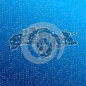 Network map of Samos.