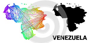 Network Map of Venezuela with Spectrum Gradient