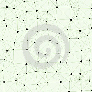 Network Mesh Computation Art background illustration