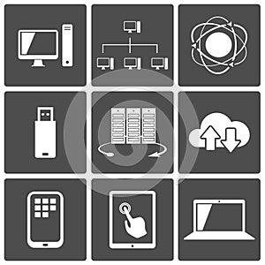 Network and Mobile Connections Icons