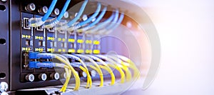 Network optical fiber cables and hu