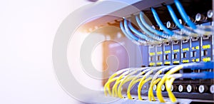 Network optical fiber cables and hu