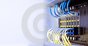 Network optical fiber cables and hu