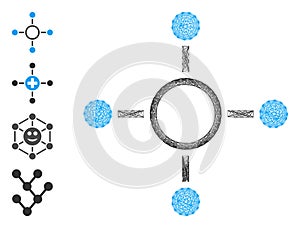 Network Radial Structure Vector Mesh