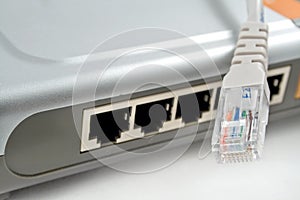 Network router with cable