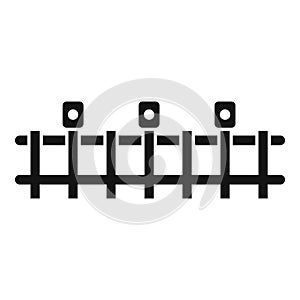 Network safeguard icon simple vector. Control system