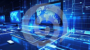 Network Security Command Center with Advanced Monitoring