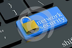 Network Security keyboard button