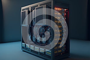 Network Security Server Room Data Center Computer Racks for Mining Cryptocurrency