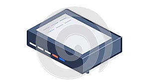 Network Server Box Isometric Icon for Data, vector design Generative AI
