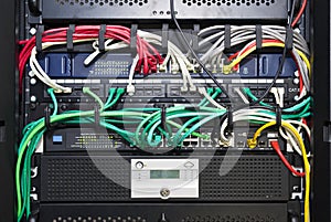 Network server cable management