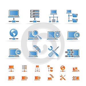 Network, Server and Hosting icons