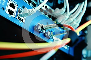 IT Network server patch cables