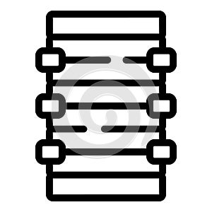 Network server processing data with multiple connections