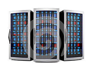 Network server racks