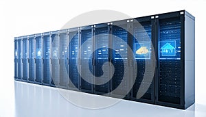 Network Server Racks for Cloud Computing Technology