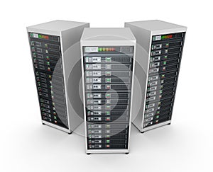 Network servers in data center