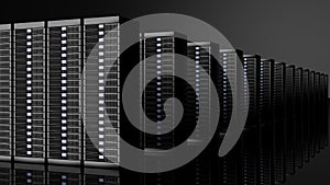 Network servers data center