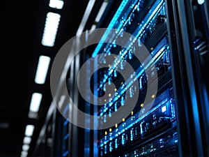 network servers in data room domestic