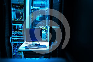 Network servers in data room Domestic Room