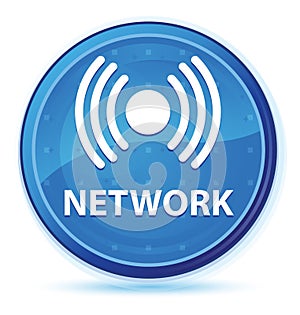 Network (signal icon) midnight blue prime round button