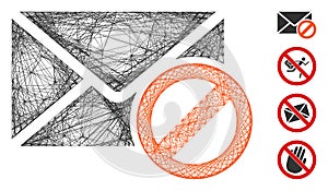 Network Stop Spam Vector Mesh