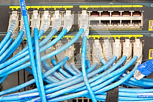 Network switch and ethernet cables