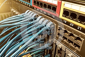 Network switch and ethernet cables