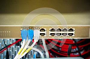 Network switch and ethernet cables