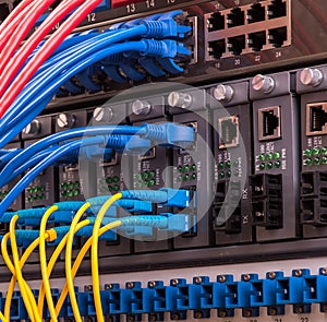 Network switch and ethernet cables