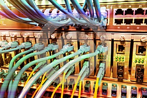 Network switch and ethernet cables