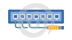 Network Switch Router Connectivity Device Icon, Internet, Data, vector design Generative AI