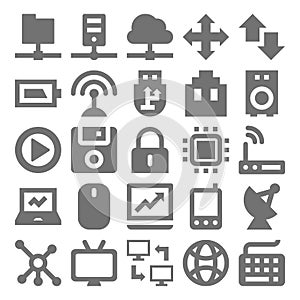 Network Technology Vector Icons 1