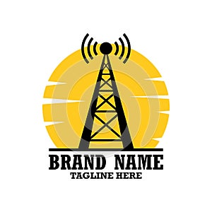 Network Tower Logo Design