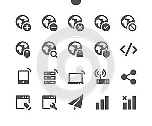 Network v2 UI Pixel Perfect Well-crafted Vector Solid Icons 48x48 Ready for 24x24 Grid for Web Graphics and Apps