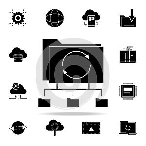 network workflow icon. Web Development icons universal set for web and mobile