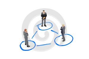 Networking business people