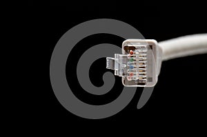 Networking cable with connector