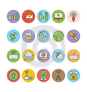 Networking and Communication Vector Icons 5