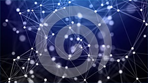 Networking and Connection web concept 3d illustration