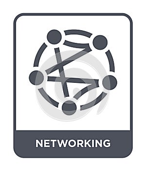 networking icon in trendy design style. networking icon isolated on white background. networking vector icon simple and modern
